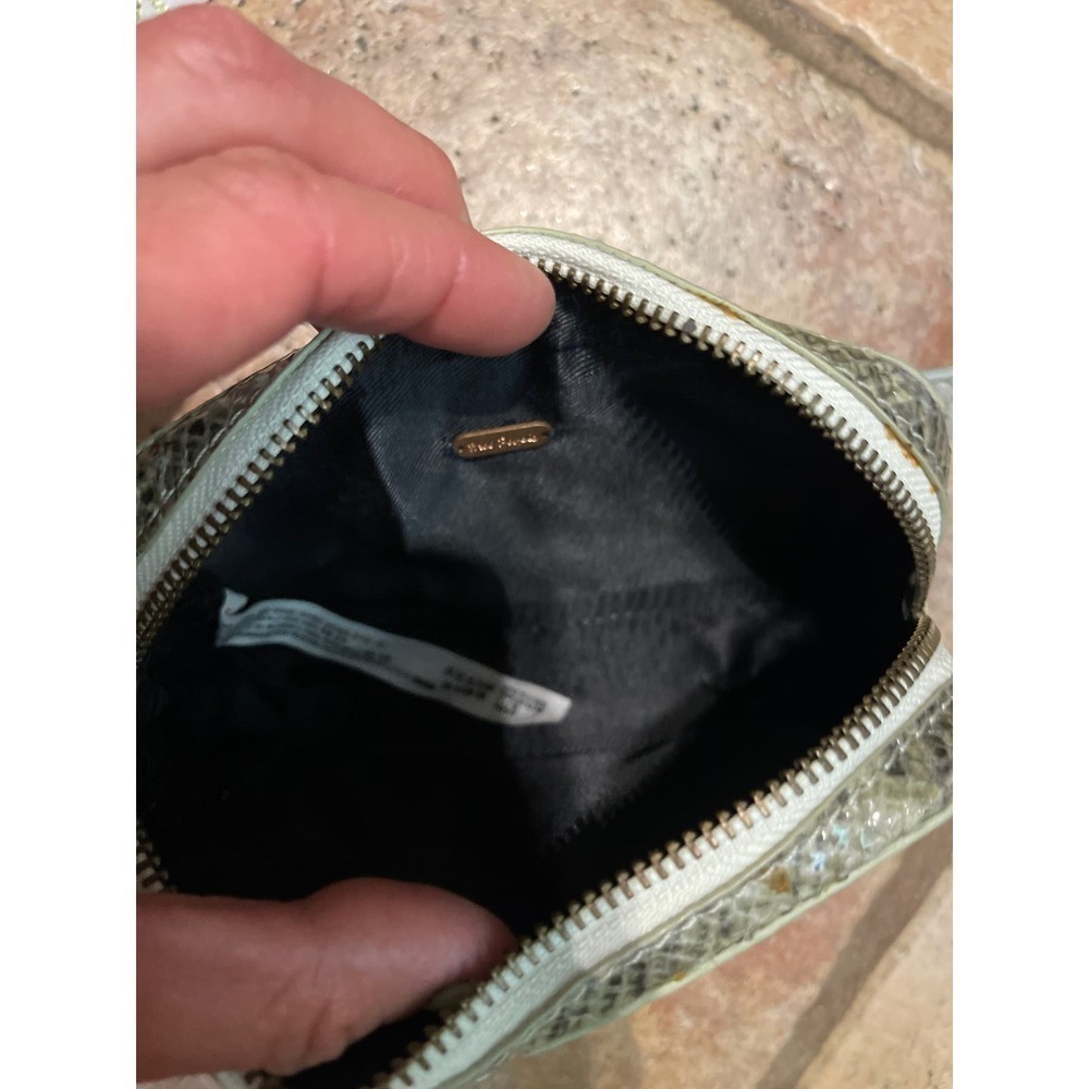 Free People Kelly Belt Croc  bag in green - Picture 6 of 6